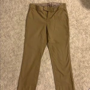 Banana Republic cropped ankle khaki pants